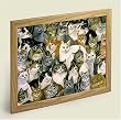 Cork Bulletin Board ~ Just Cats ~ with matching push pins ~ code 762
