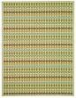 6'4" x 8'7" Rectangular Oscar Isberian Rugs Area Rug Cinnamon Color Machine Made Belgium "Martha Stewart Collection" Pinwheel Design