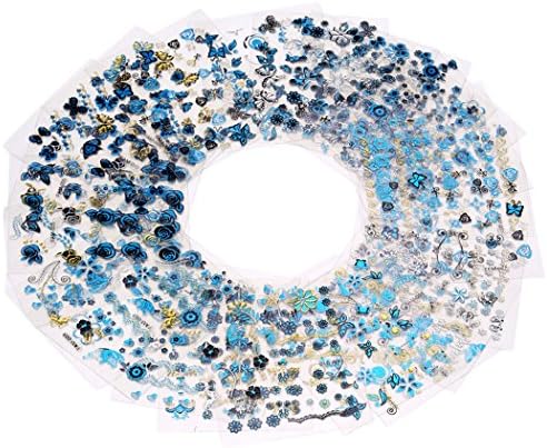 Gogomg Fashion 24 Sheets Beautiful Multi Pattern Nail Decal Nail Sticker