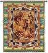 Kokopelli Tapestry Wallhanging Comes With Wall Hanging Rod