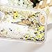 For iPhone 6S/6,iPhone 6S Case,iPhone 6S/6 Liquid Case,NSSTAR Creative Design Flowing Liquid Floating Luxury Bling Glitter Sparkle Heart Hard Case for Apple iPhone 6S (2015)/iPhone 6 (2014),Yellow