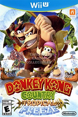 CGC Huge Poster - Donkey Kong Country Tropical Freeze BOX ART - Wii U - WIU014 (16" X 24")