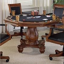 Hot Sale Kingston 2-in-1 Pedestal Poker Dining Table
