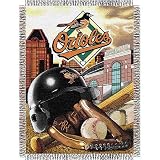 Baltimore Orioles MLB Woven Tapestry Throw (Home Field Advantage) (48x60")