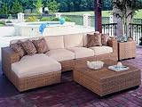 WhiteCraft Montecito Wicker Seating 5 Piece Package