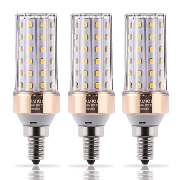 Ilamiqi E12 Led Bulbs Dimmable 10w Led Candelabra Light Bulbs 100