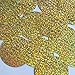 Sequin Round 50mm 2 hole Gold Hologram Glitter Sparkle Metallic. Made in USA