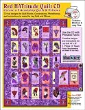 ScrapSMART - Red HATtitude Quilt & Pillows - Software Collection - Jpeg & MS Word files (CDRHFQ33)