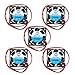 WINSINN 4010 24V DC Fan 40mm 40x40x10mm Dual Ball Bearing Cooling for DIY 3D Printer Extruder Hotend Makerbot MK7 MK8 CPU Chip Arduino - 2Pin 0.1A 1.2W 6000+-10% RPM (Pack of 5Pcs)