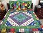5p Indian Sari Bedding Bedspread Coverlet Duvet King