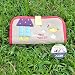 [All You Need] Embroidered Applique Fabric Art Wallet Purse / Card Holder / ID Holder (7.1*3.7)