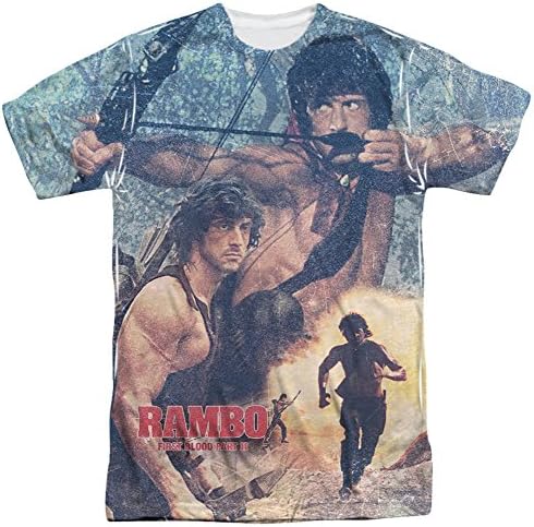 Rambo First Blood II - Bow Action T-Shirt Size XXXL