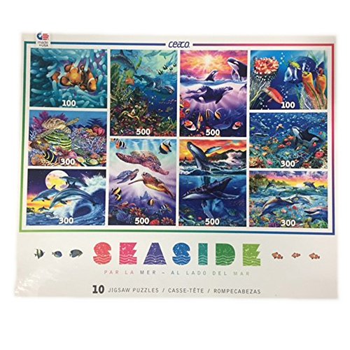Ceaco 10-in-1 Multi-Pack Seaside Jigsaw Puzzle