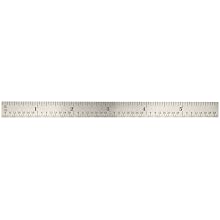 Starrett 1309R-6 Full Flexible Steel Rule With Inch Graduations, 9R Graduations, 6" Length, 1/2" Width, 1/64" Thickness