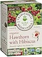 Traditional Medicinals Organic Hawthorn with Hibiscus Tea (formerly Heart tea), 16 Tea Bags