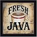 Fresh Java Kitchen Vintage Antique Sign Print Framed