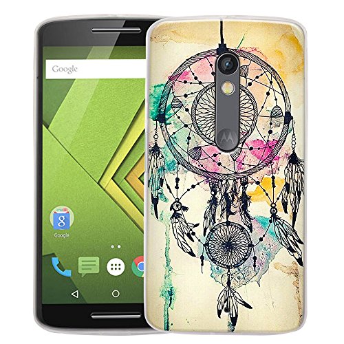 Droid Maxx 2 Case, Harryshell(TM) Dream Catcher Tpu Gel Flexible Silicone Soft Case Cover Skin Protective for Motorola Moto Droid Maxx 2 / Moto X Play