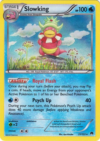 Pokemon - Slowking (21/122) - XY BREAKPoint - Holo