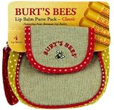 Search : Burt's Bees Lip Balm Purse Pack - Classic 4 unit
