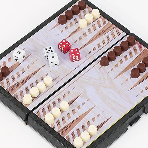 Cheap Mini Magnetic Backgammon Set