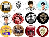Set of 12 Jonas Brothers 1.25