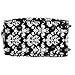 World Traveler Black White Damask Rolling Wheeled Duffle Bag 21-inch