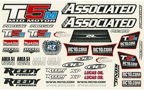 Team Associated 71022 Decal Sheet RC10T5M Vehicle Part