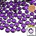 The Crafts Outlet 144pc Rhinestones Round 10mm - Purple Amethyst