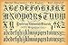 Speedball Pen - Old English Text Alphabet - 1957 - Lettering Calligraphy Poster