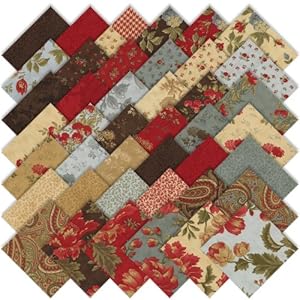 Moda Double Chocolat Charm Pack 5" Quilt Squares