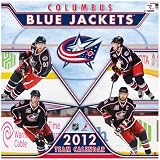 Columbus Blue Jackets 2012 Wall Calendar 12" X 12"
