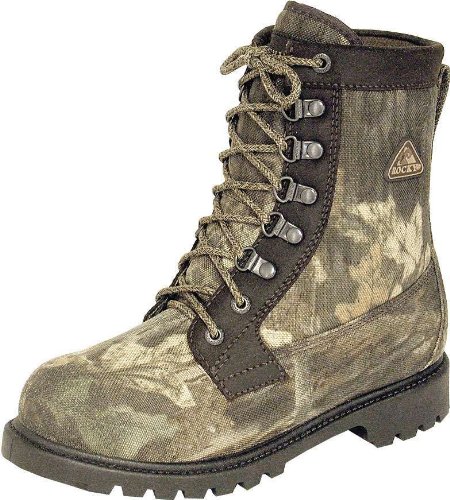 Rocky FQ0003610 Boy's BearClaw Classic Brown/MOBU Boot 7 W US