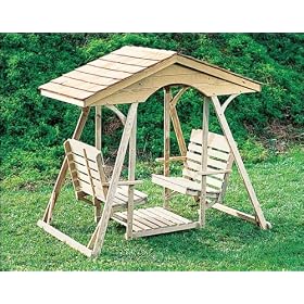 Treated Pine Old Homestead Face to Face Swing by The Cedar Store