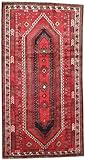 4'11 x 9'2 Handmade Knotted Persian Qashghai Semi-antique Area Rug From Iran/Persia - 48064