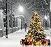 One Jade Lane - Lighted Tree in the Snow, Set of 20 Holiday Cards & Envelopes, 5x7, Heavy Stock.