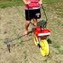 Vegetable Garden Seeder (Red/Yellow) (41.5"H x 15"W x 30"D)