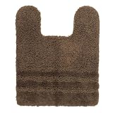Shaw Living Penthouse Nylon Contour Bath Rug, Cocoa