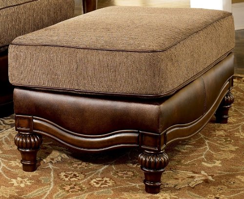 Antique Color Ottoman - Signature Design by Ashley Furniture On Sale