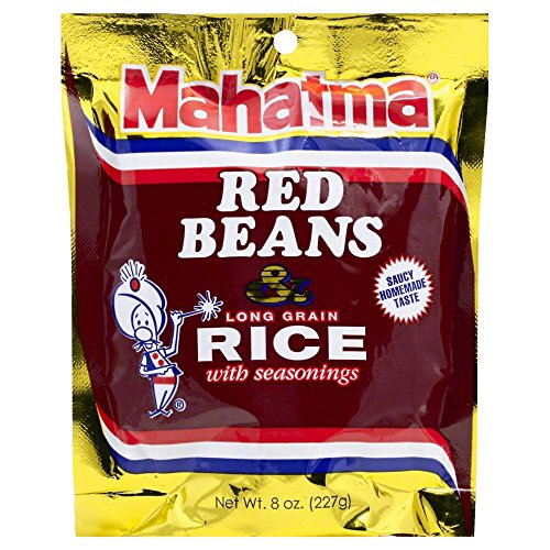 Mahatma Red Beans and Rice, with Seasonings, 8 Oz (Pack of 12)
