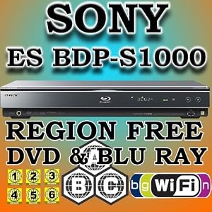 SONY BDP-S1000ES BDP-S760 Multi Region Code Free Blu Ray A+B+C, DVD Region 123456 PAL... by Sony