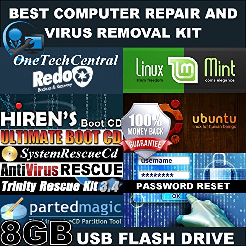 Ultimate Computer Repair and Virus - Malware Removal Kit on 8gb Usb Flash Drive - Professional Tools Repair Tools Ultimate Computer Repair and Virus - Malware Removal Kit on 8gb Usb Flash Drive - Professional Tools Repair Tools