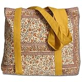 April Cornell Mayur Ecru Cotton Market Tote