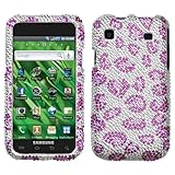 Leopard Skin/purple Diamante Protector Cover for SAMSUNG T959 (Vibrant), SA ....