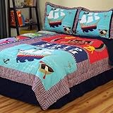 Pirates Treasure Full/Queen Quilt & Sham Set by Pem America