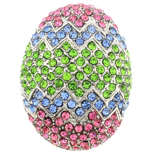 Multicolor Easter Egg Pin Holiday Pin Brooch