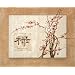 Oriental Prosperity Floral Lithograph Art Poster Print - 16" X 20"
