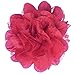 Peony Flower Hair Clip - Girl Wispy Clippy - Best NO Slip Barrette For Fine Hair(GD3-Hot Pink)