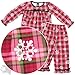 Christmas Snowflake Pajamas for Toddlers and Girls