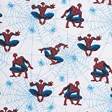 Marvel White Spiderman toddler fitted sheet - 52 x 28