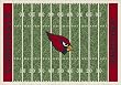 Arizona Cardinals 3' 10" x 5' 4" NFL Home Field Area Rug